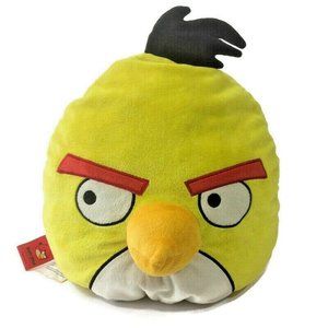 Angry Birds Yellow Bird Chuck Pillow Plush Stuffed Animal Toy 14"x12"